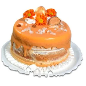 Torta Vainilla y Coco Crocante