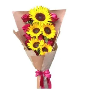 Ramo XL Rosas y Girasoles