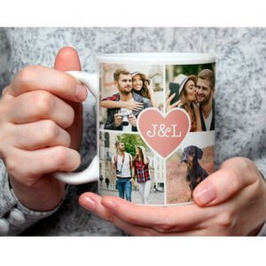 Taza Personalizada Collage 4 fotos