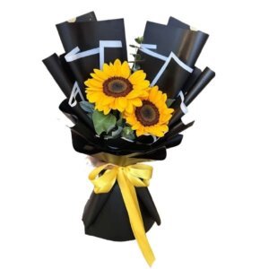 Dúo de girasoles
