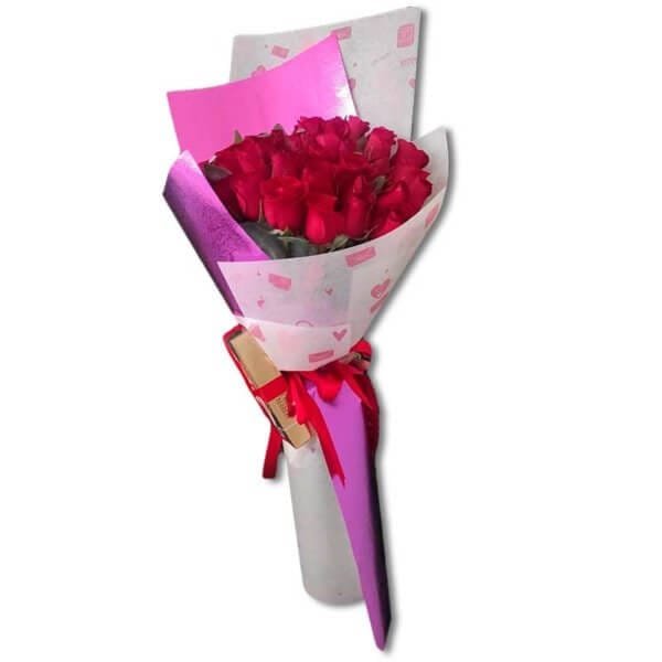 Bouquet Pasión 24 Rosas