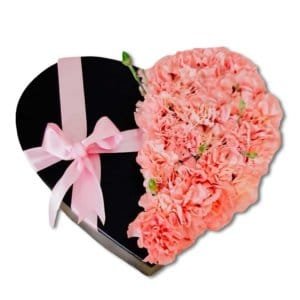 Joyero de madera con Rosas o Claveles