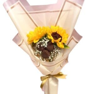 Bouquet Girasoles y Chocofresas