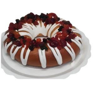 Rosca Navideña de Moras y Almendras