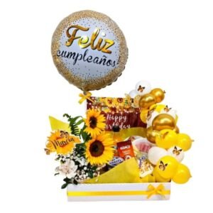 Desayuno personalizado con Girasoles