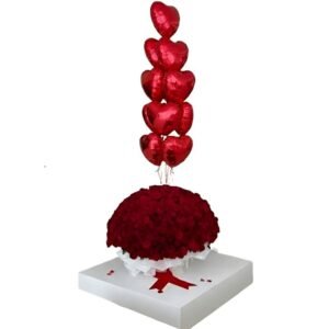 200 Rosas en cesta especial