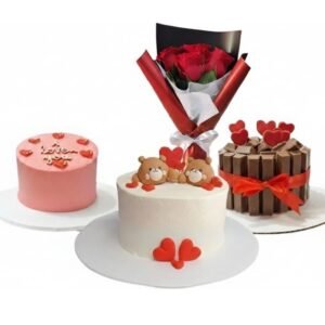 Tortita San Valentin+Rosas